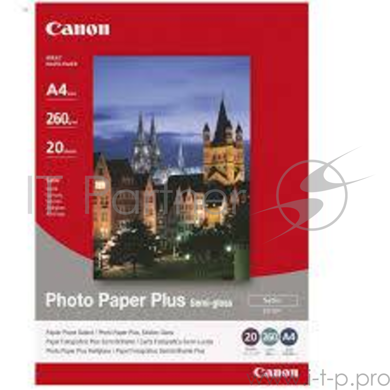 Фотобумага CANON Полуглянцевая, 260г/м2, A4(21X29)