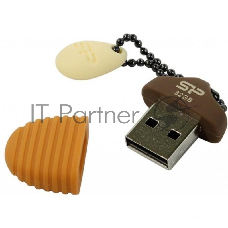Флеш Диск Silicon Power 32Gb Touch T30 SP032GBUF2T30V1E USB2.0 коричневый
