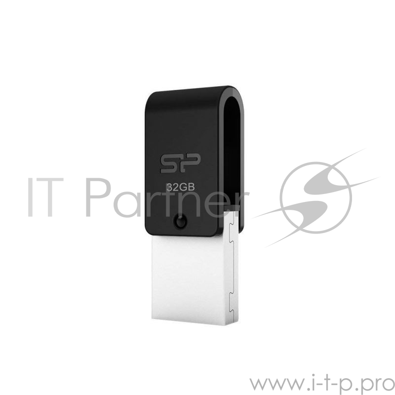 Флеш Диск Silicon Power 32Gb Mobile X21 SP032GBUF2X21V1K USB2.0 черный