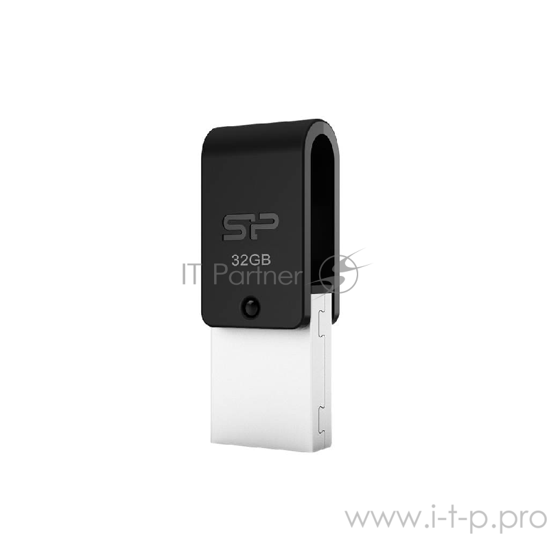 Флеш Диск Silicon Power 32Gb Mobile X21 SP032GBUF2X21V1K USB2.0 черный