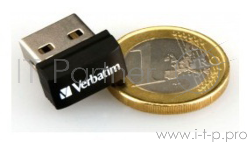 Флеш Диск 8GB VERBATIM Store n Stay черный, 97463, USB 2.0