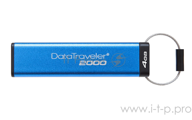 Флеш Диск Kingston 4Gb DataTraveler 2000 Keypad USB 3.0 DT2000/4GB, 256bit AES Hardware Encrypted