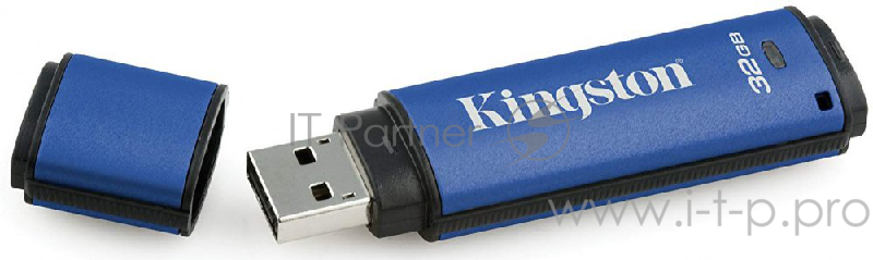 Флеш Диск Kingston 32Gb DataTraveler Vault Privacy 3.0 Datalocker Management Ready, DTVP30DM/32GB