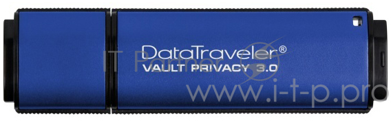 Флеш Диск Kingston 16Gb DataTraveler Vault Privacy 3.0 Datalocker Management Ready, DTVP30DM/16GB