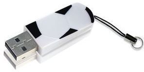 Флеш Диск 8GB VERBATIM Mini Sport Edition, Футбол, 49880, USB 2.0