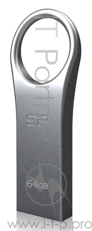 Флеш Диск 64GB SILICON POWER Firma F80 серебристый, SP064GBUF2F80V1S, USB 2.0