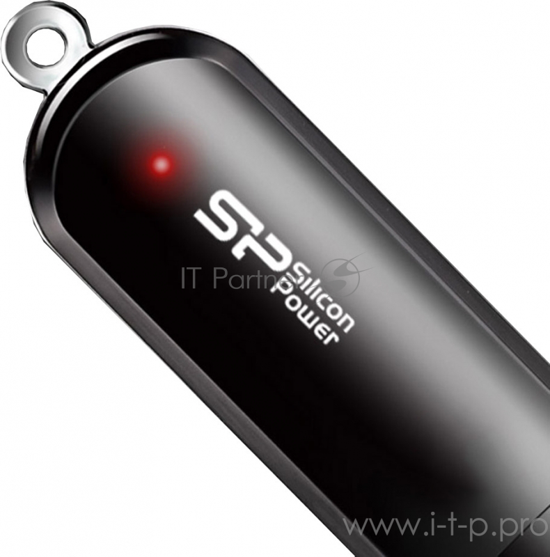 Флеш Диск 64GB SILICON POWER LuxMini 322 черный, SP064GBUF2322V1K, USB 2.0