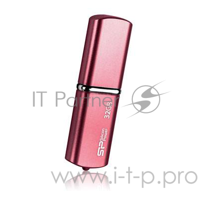 Флеш Диск 64GB SILICON POWER LuxMini 720 розовый, SP064GBUF2720V1H, USB 2.0