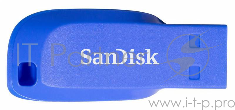 Флеш Диск 64GB Sandisk Cruzer Blade SDCZ50C-064G-B35BE USB2.0 голубой