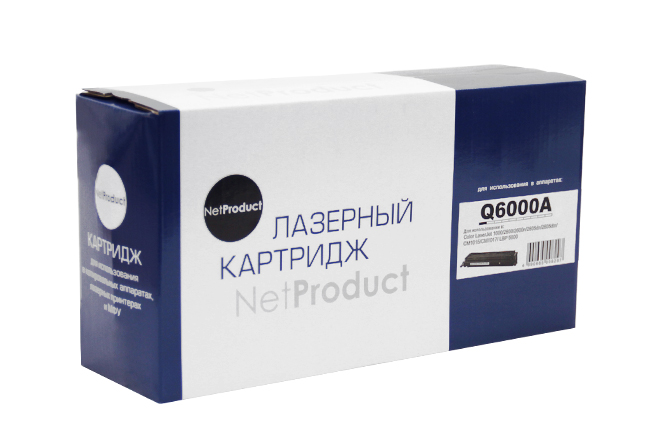 Картридж NetProduct (N-Q6000A) для HP CLJ 1600/2600/2605, Восстановленный, №124A Bk, 2,5K