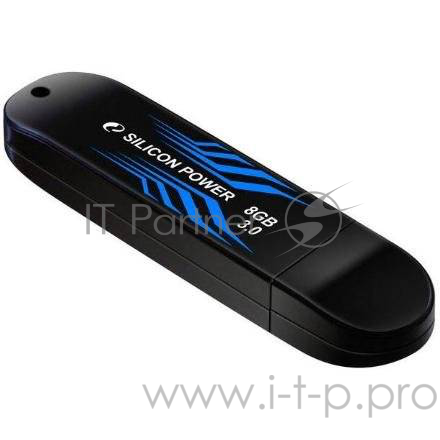 Флеш Диск 64GB SILICON POWER Blaze B10 черный, SP064GBUF3B10V1B, USB 3.0