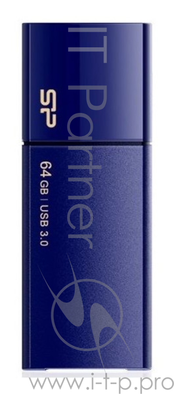 Флеш Диск 64GB SILICON POWER Blaze B05 синий, SP064GBUF3B05V1D, USB 3.0