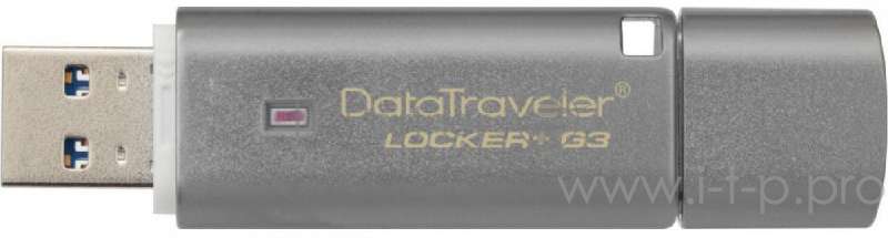 Флеш Диск 64GB Kingston DataTraveler LPG3 DTLPG3/64GB USB3.0 серебристый