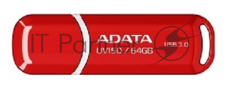 Флеш Диск 64GB A-DATA UV150, USB 3.0, Красный