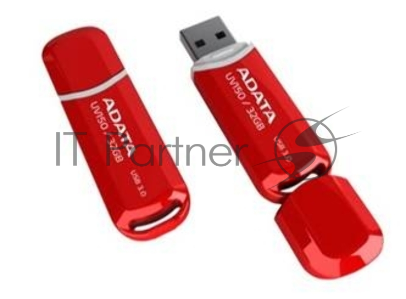 Флеш Диск 64GB A-DATA UV150, USB 3.0, Красный