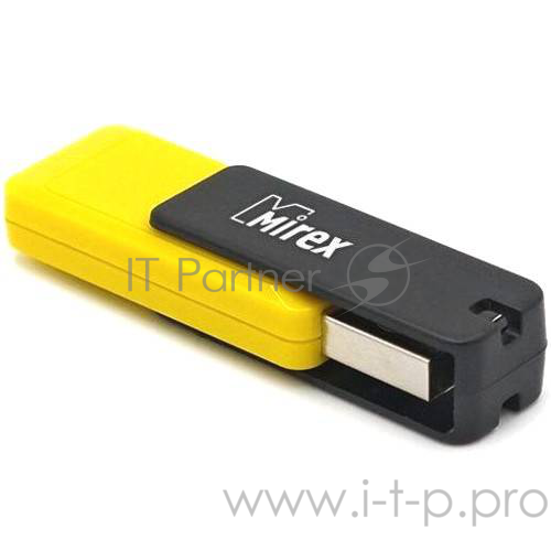 Флеш Диск 4GB Mirex City, USB 2.0, Желтый
