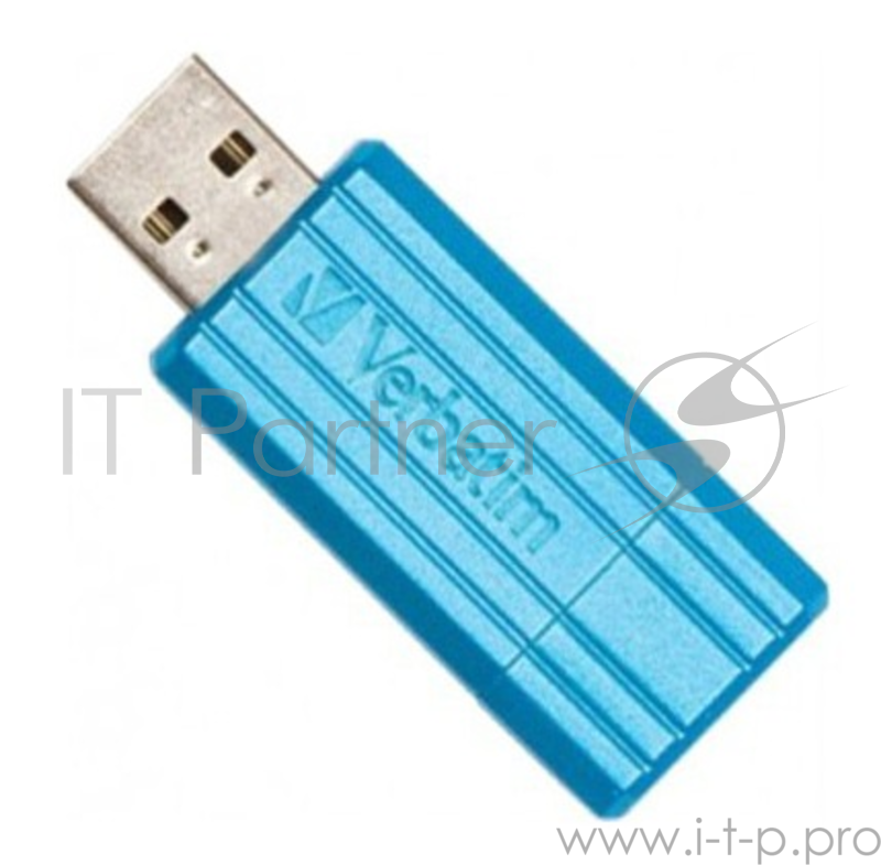 Флеш Диск 32GB VERBATIM PinStripe, Синий, 49057, USB 2.0