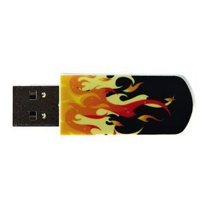 Флеш Диск 32GB VERBATIM Mini Elements Edition черный/рисунок, 49409, USB 2.0