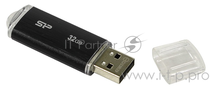 Флеш Диск 32GB SILICON POWER Ultima-II Black, SP032GBUF2U02V1K, USB 2.0
