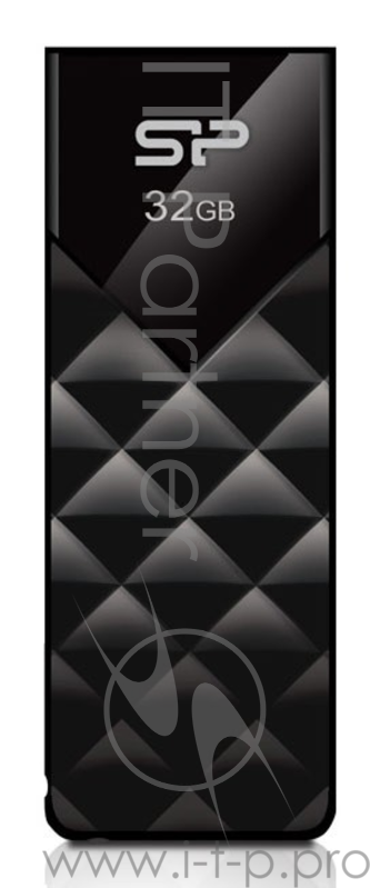 Флеш Диск 32GB SILICON POWER Ultima U03 черный, SP032GBUF2U03V1K, USB 2.0