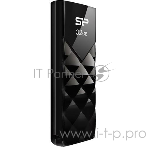 Флеш Диск 32GB SILICON POWER Ultima U03 черный, SP032GBUF2U03V1K, USB 2.0