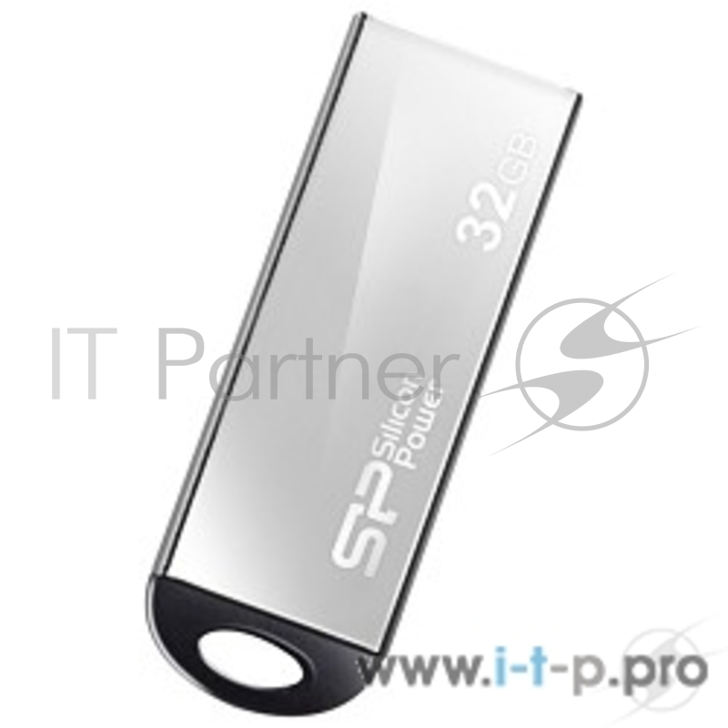 Флеш Диск 32GB SILICON POWER Touch 830 серебристый, SP032GBUF2830V1S, USB 2.0