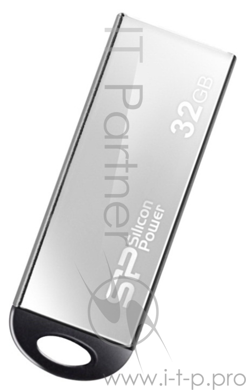 Флеш Диск 32GB SILICON POWER Touch 830 серебристый, SP032GBUF2830V1S, USB 2.0