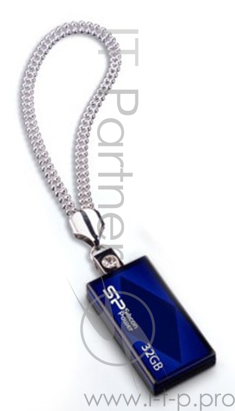 Флеш Диск 32GB SILICON POWER Touch 810 синий, SP032GBUF2810V1B, USB 2.0