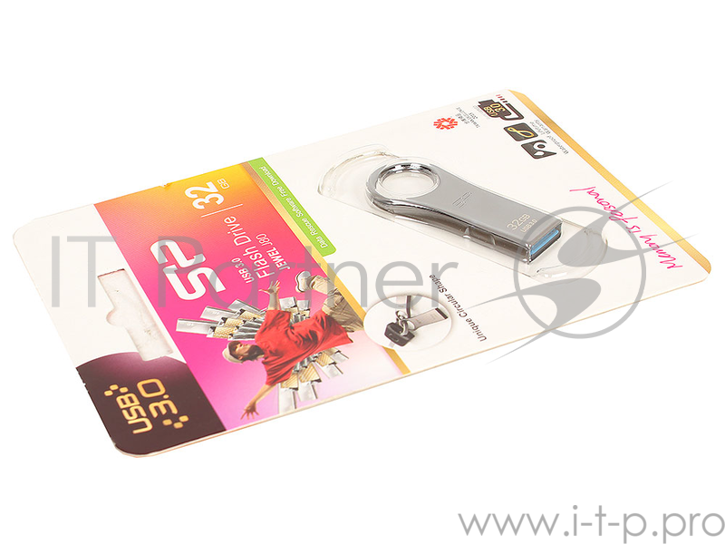 Флеш Диск 32GB SILICON POWER Jewel J80 Titanium, SP032GBUF3J80V1T, USB 3.0