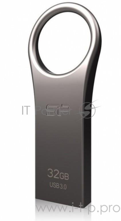 Флеш Диск 32GB SILICON POWER Jewel J80 Titanium, SP032GBUF3J80V1T, USB 3.0