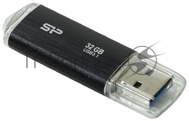 Флеш Диск 32GB SILICON POWER Blaze B02 черный, SP032GBUF3B02V1K, USB 3.1