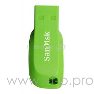Флеш Диск 32GB Sandisk Cruzer Blade SDCZ50C-032G-B35GE USB2.0 зеленый