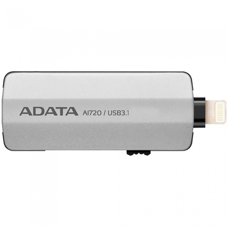 Флеш Диск 32GB A-DATA i-Memory AI720, USB 3.1/Lightning, Space Gray