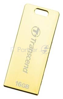 Флеш Диск 16GB Transcend T3G JetFlash, USB 2.0, Золотистый
