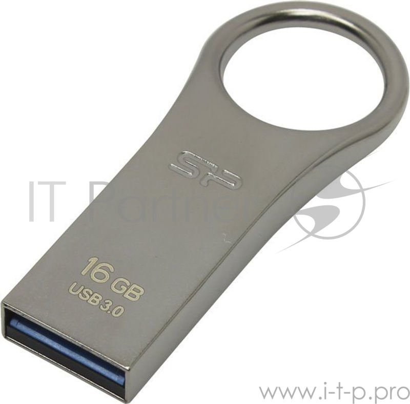 Флеш Диск 16GB SILICON POWER Jewel J80 Titanium, SP016GBUF3J80V1T, USB 3.0