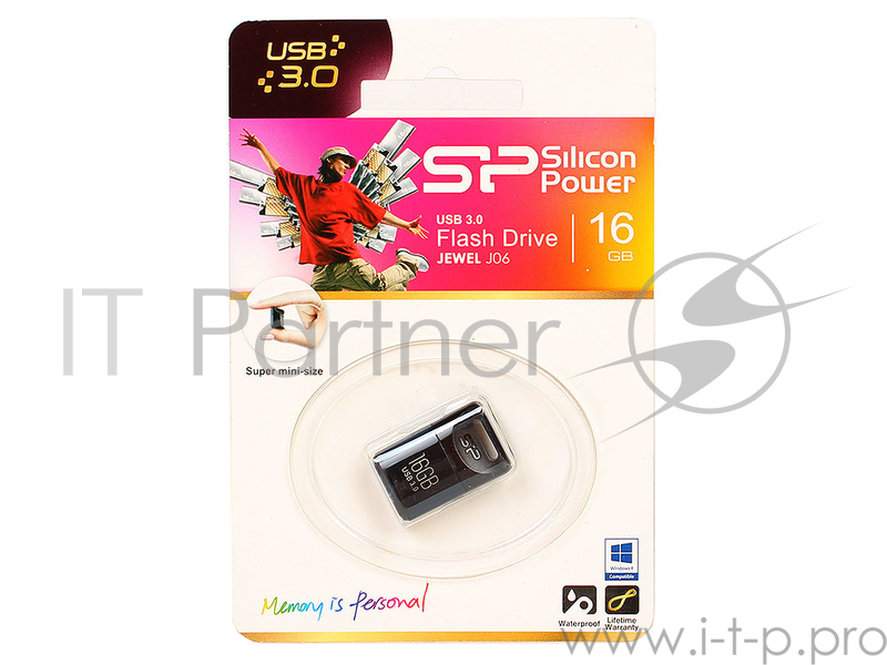 Флеш Диск 16GB SILICON POWER Jewel J06, SP016GBUF3J06V1D, USB 3.0