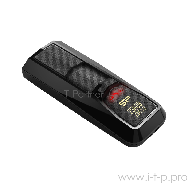 Флеш Диск 16GB SILICON POWER Blaze B50 черный Carbon, SP016GBUF3B50V1K, USB 3.0