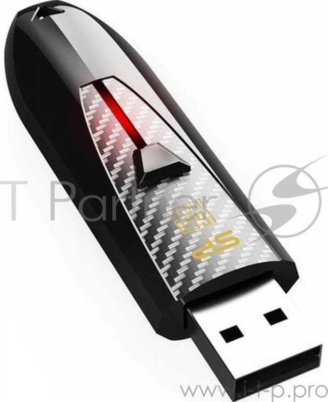 Флеш Диск 16GB SILICON POWER Blaze B25 черный, SP016GBUF3B25V1K, USB 3.0