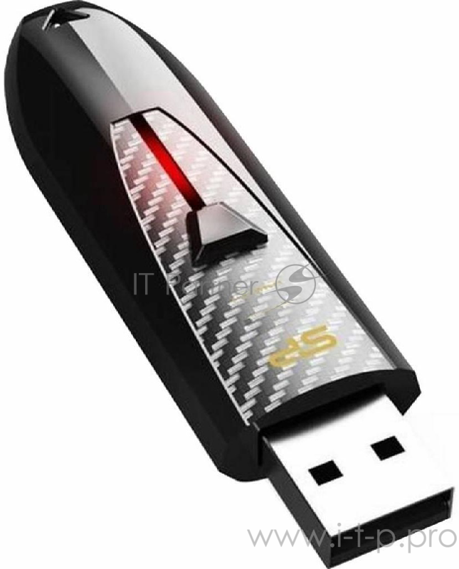 Флеш Диск 16GB SILICON POWER Blaze B25 черный, SP016GBUF3B25V1K, USB 3.0