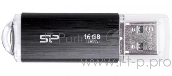 Флеш Диск 16GB SILICON POWER Blaze B02 черный, SP016GBUF3B02V1K, USB 3.0