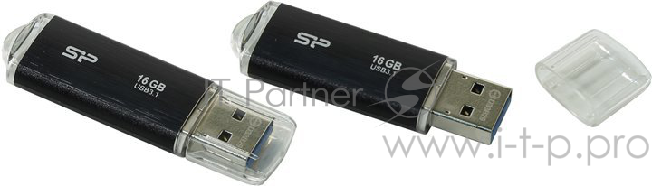 Флеш Диск 16GB SILICON POWER Blaze B02 черный, SP016GBUF3B02V1K, USB 3.0