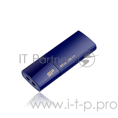 Флеш Диск 16GB SILICON POWER Blaze B05 синий, SP016GBUF3B05V1D, USB 3.0