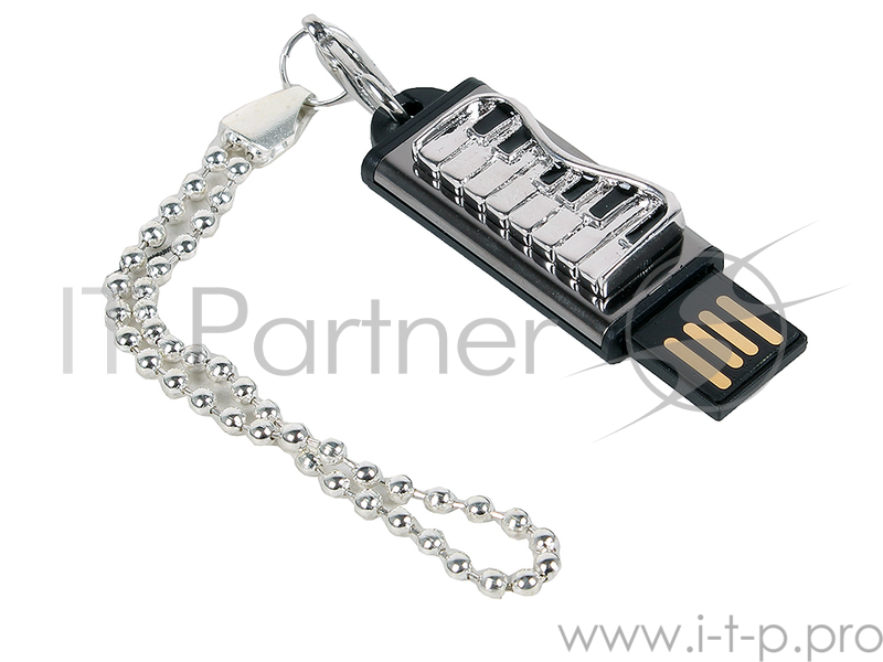 Флеш Диск 16GB ICONIK Фортепиано Silver, MTF-PIANO-16GB, USB 2.0