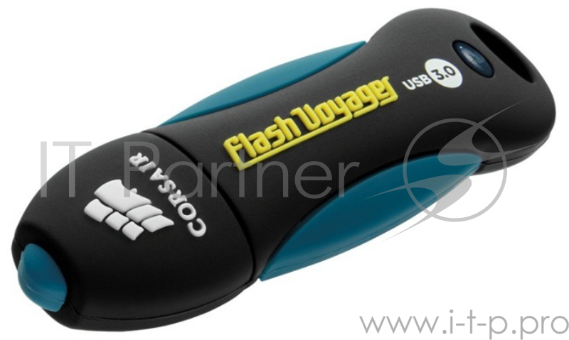 Флеш Диск 16GB Corsair Voyager CMFVY3A-16GB USB3.0 черный/синий