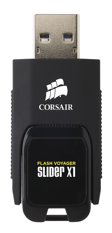 Флеш Диск 16GB Corsair Voyager Slider X1 CMFSL3X1-16GB USB3.0 черный