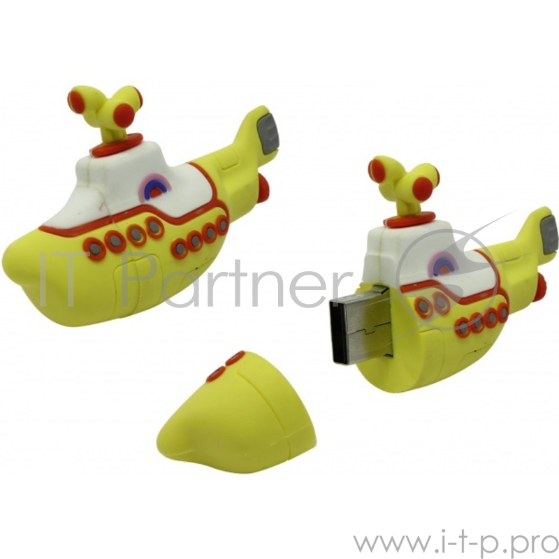 Флеш Диск 16GB ICONIK Желтая подводная лодка, RB-YSUB-16GB, USB 2.0