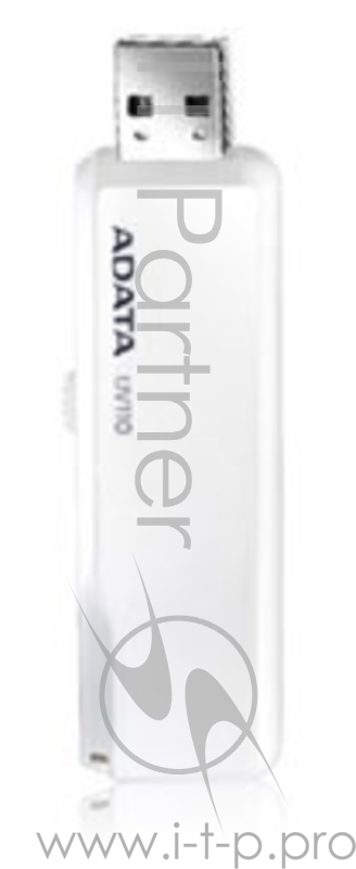 Флеш Диск 16GB A-DATA UV110, USB 2.0, Белый