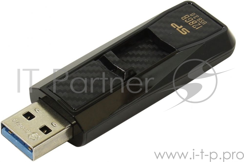 Флеш Диск 128GB SILICON POWER Blaze B50 черный, SP128GBUF3B50V1K, USB 3.0