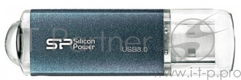 Флеш Диск 128GB SILICON POWER Marvel M01 синий, SP128GBUF3M01V1B, USB 3.0
