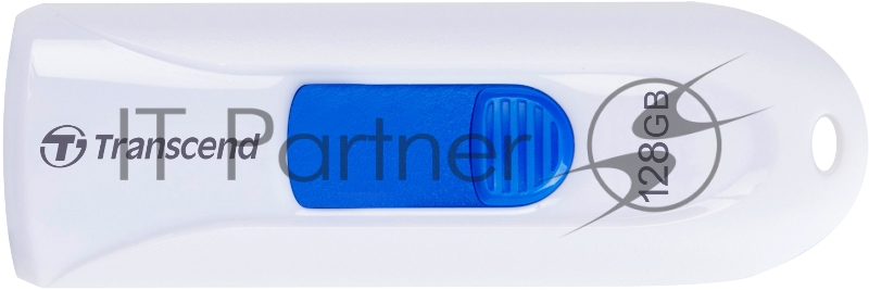 Флеш Диск 128GB Transcend JetFlash 790, USB 3.0, Белый